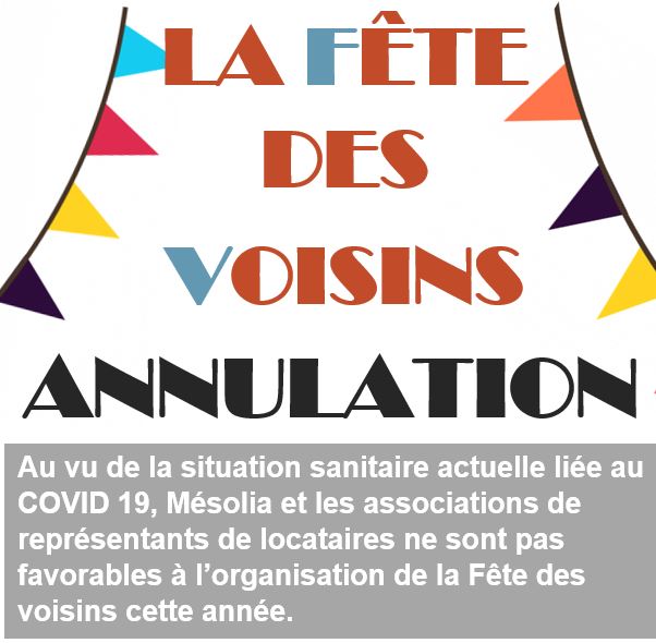 Annulation fete des voisins