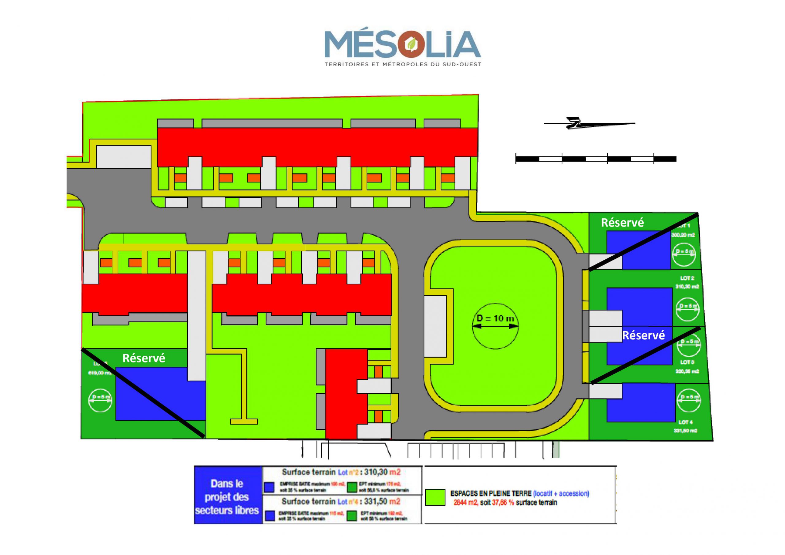 Plan Masse Terrain à Bâtir Bruges